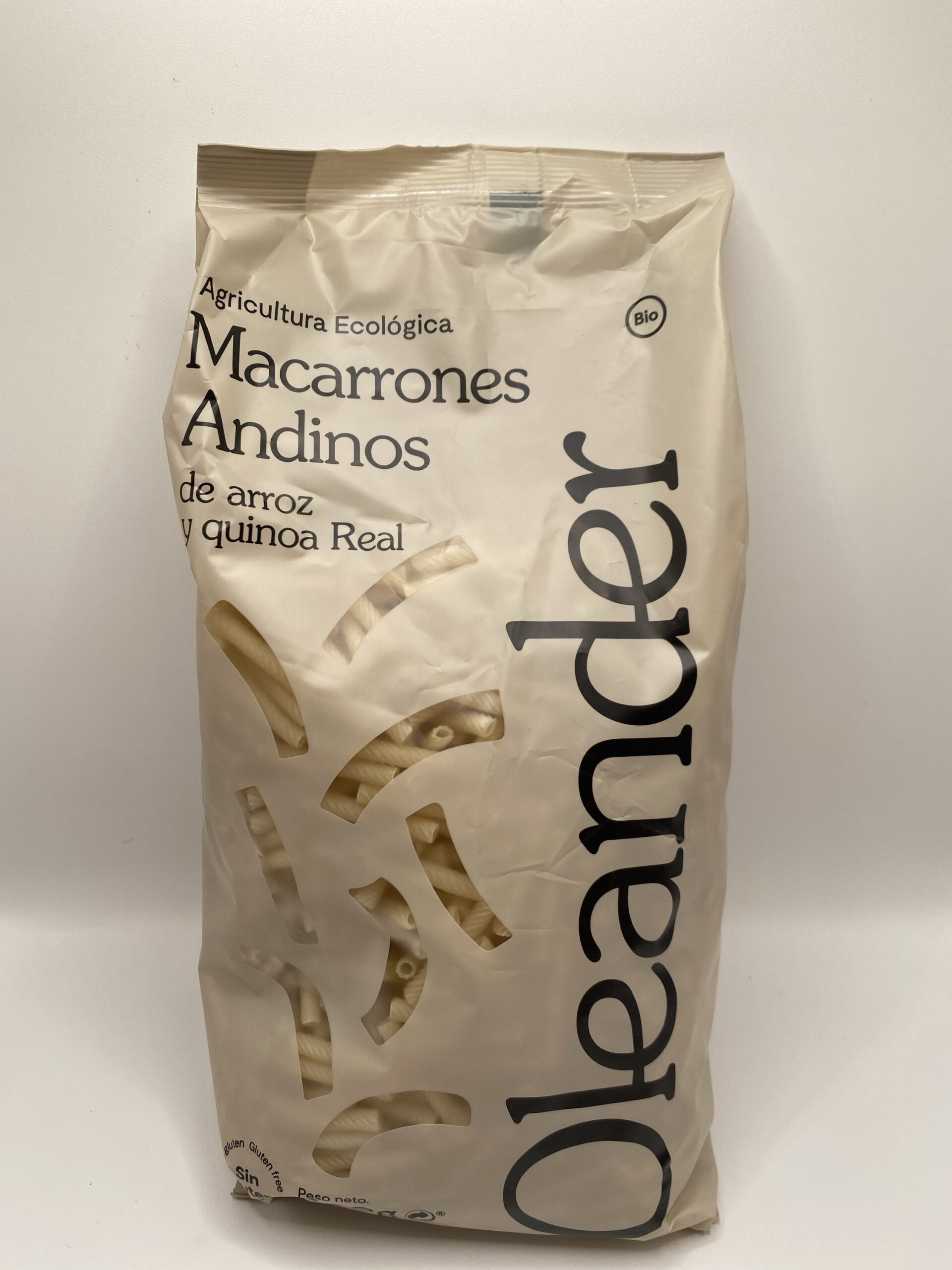 Macarrons andino d'arròs i quinoa